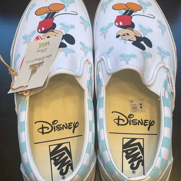 NIB! VANS Walt Disney World 50th Anniversary ~ Mickey Mouse Sneakers ~ Men's 10 - Picture 5 of 14
